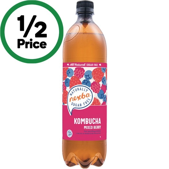 Nexba Sugar Free Kombucha 1 Litre