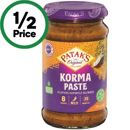 Patak’s Curry Paste 283-312g