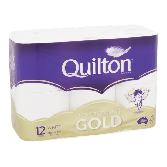 Quilton Gold Toilet Paper Pk 12