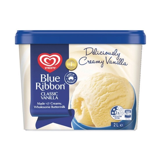 Streets Blue Ribbon Ice Cream Varieties 2 Litre – From the Freezer