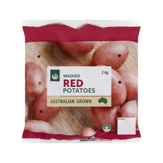 Australian Washed Red Potatoes 2 kg Pack