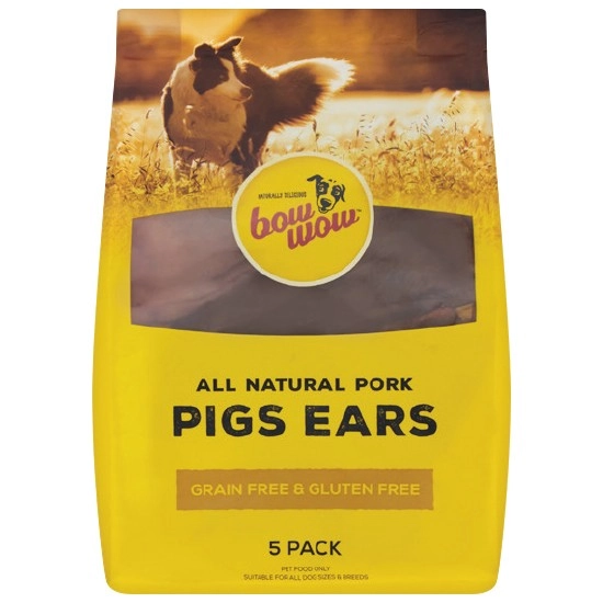 Bow Wow Pigs Ears Pk 5