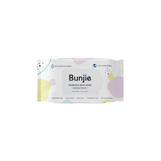 Bunjie Probiotic Baby Wipes Pk 80