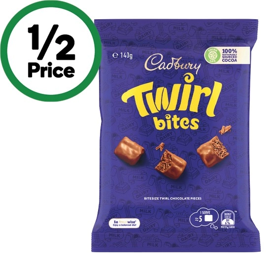 Cadbury Bites 120-150g