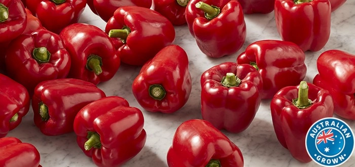 Australian Red Capsicums