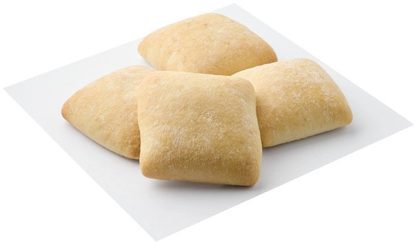 Coles Bakery Square Roll 4 Pack