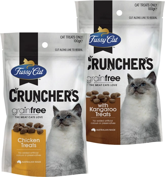 Fussy Cat Crunchers Cat Treats 100g