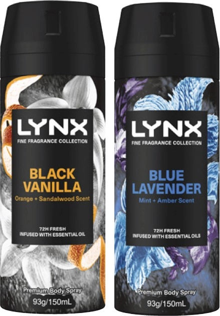 Lynx Fine Fragrance Body Spray 150mL