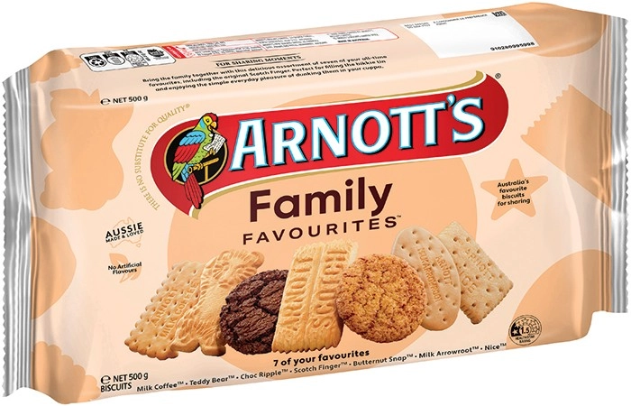 Arnott's Family Favourites Assorted Biscuits 500g