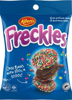 Allen’s Freckles, Jaffas or Nestlé Smarties Share Pack 160g