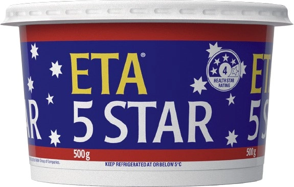 ETA 5 Star Margarine Spread 500g