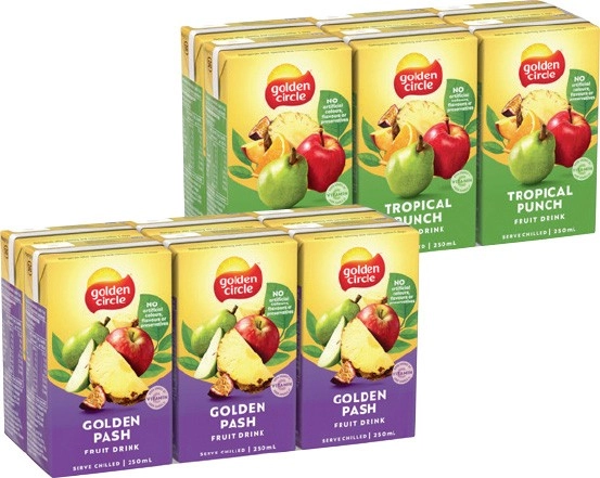 Golden Circle Fruit Drink 6x250mL Selected Varieties