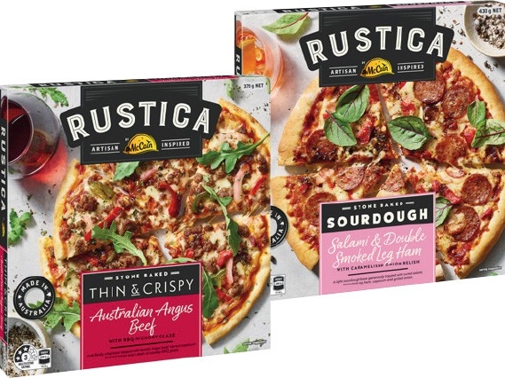 Rustica by McCain Stone Baked Pizza 335‑450g Selected Varieties