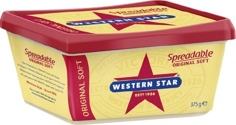 Western Star Spreadable 375g Selected Varieties