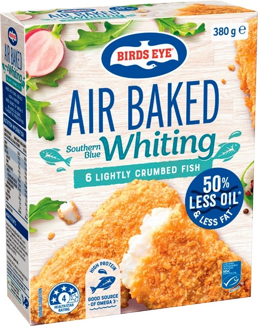 Birds Eye Air Baked Crumbed Fish 250‑380g Selected Varieties