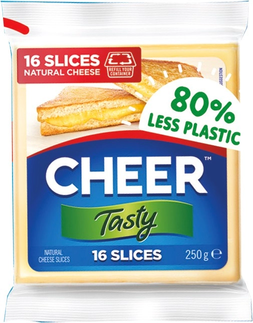 Cheer Cheese Slices Refillable Pack 250g Selected Varieties