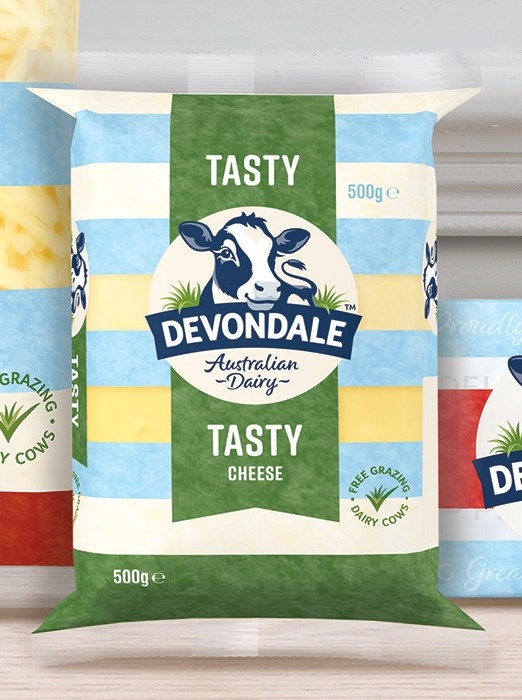 Devondale Tasty or Colby Cheese Block 500g