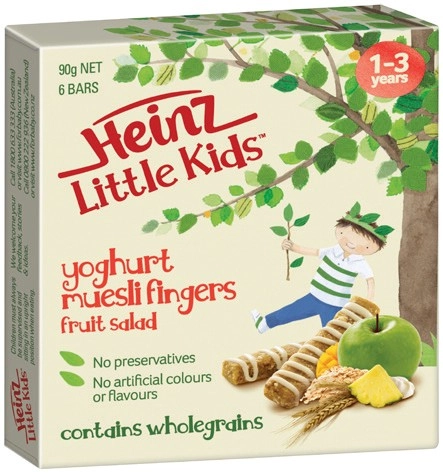 Heinz Little Kids Yoghurt Muesli Fingers 90g