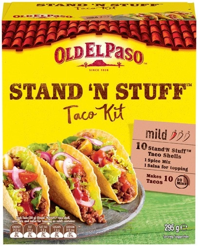 Old El Paso Taco Kit 295‑350g or Tortilla Pockets Kit 375g Selected Varieties