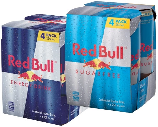 Red Bull Energy Drink 4x250mL Selected Varieties