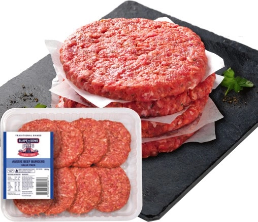 Slape & Sons Burgers 800g Selected Varieties