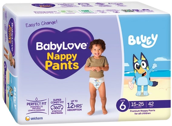 BabyLove Nappy Pants 42‑56 Pack Selected Varieties