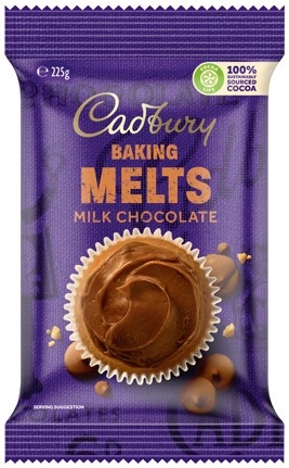 Cadbury Baking Chocolate Melts 225g, Chips 200g or Block 180g Selected Varieties