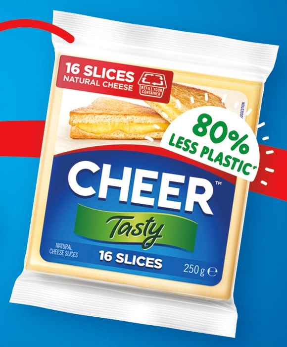 Cheer Cheese Slices Refillable Pack 250g Selected Varieties