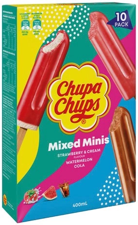 Chupa Chups Ice Cream Mixed Minis 10 Pack