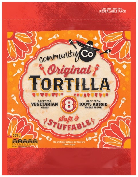 Community Co Tortillas 8 Pack Selected Varieties