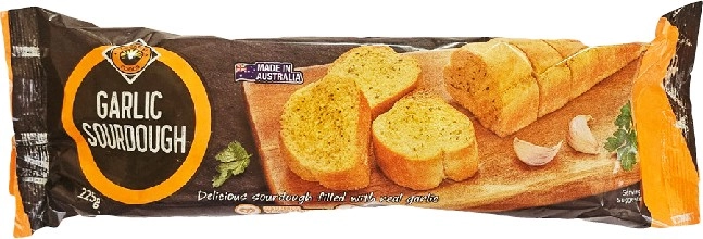 Creative Foods Garlic Sourdough 225g or Garlic Bread 250g