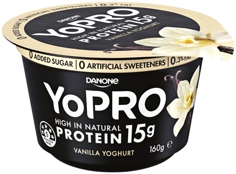 Danone YoPRO Protein Yoghurt Tub 160g or Pouch 150g Selected Varieties