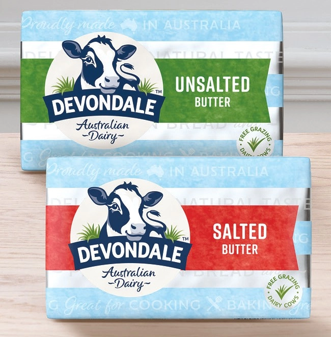 Devondale Butter Block 250g Selected Varieties