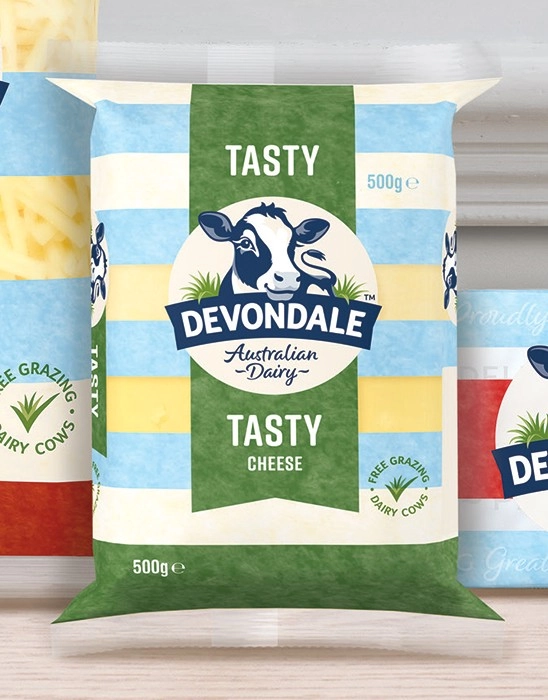 Devondale Tasty or Colby Cheese Block 500g