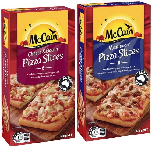 McCain Pizza Slices 540‑600g Selected Varieties