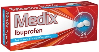 Medix Ibuprofen Tablets 24 Pack**