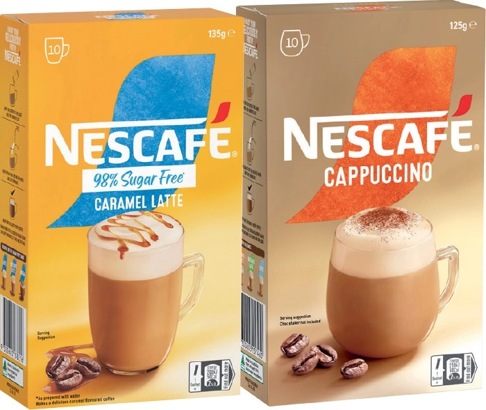 Nescafé Coffee Sachets 8‑10 Pack Selected Varieties