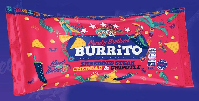 NEW Cheeky Brothers Burritos 245g Selected Varieties