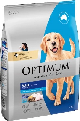 Optimum Dry Dog Food 7kg Selected Varieties