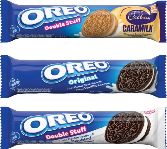 Oreo Cookies 128g or Double Stuff 131g Selected Varieties