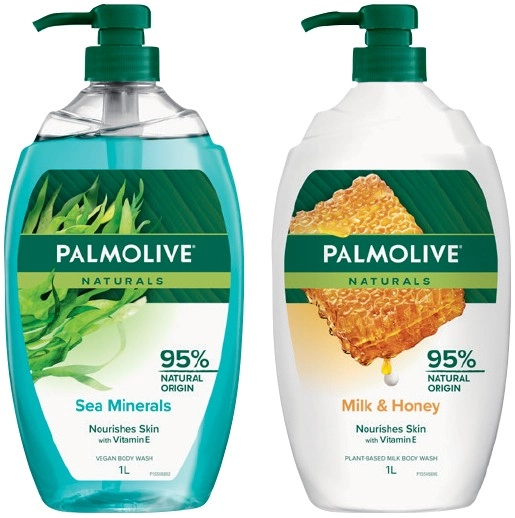 Palmolive Naturals Body Wash 1 Litre Selected Varieties