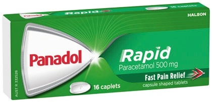 Panadol Rapid Caplets 16 Pack**