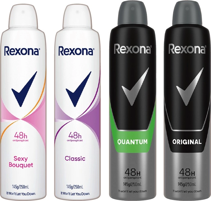 Rexona Antiperspirant 250mL Selected Varieties