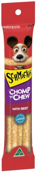 Schmackos Chomp 'n' Chew Dog Treats 60g Selected Varieties