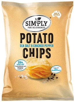 Simply Chips 120g, Smith’s Baked 130g or PopCorners 130g Selected Varieties