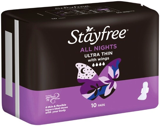 Stayfree Ultra Thin Pads 10‑16 Pack Selected Varieties