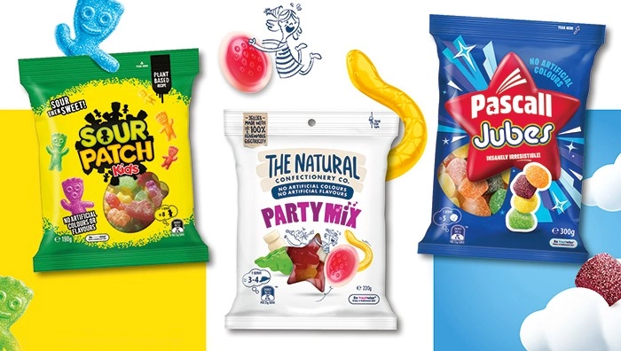 The Natural Confectionery Co. 130-230g, Pascall 150-300g or Sour Patch Kids Bag 190g Selected Varieties