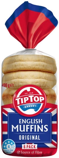 Tip Top Muffins 6 Pack Selected Varieties