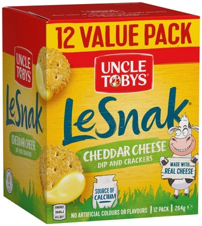 Uncle Tobys Le Snak 12 Pack Selected Varieties