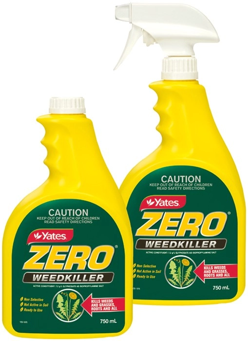 Yates Zero Weedkiller 2 Pack 750mL